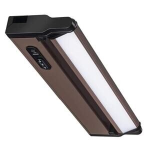 Juno 9" LED Swivel Undercabinet Light Bronze Dimmable 3-Color Temp Hardwire New